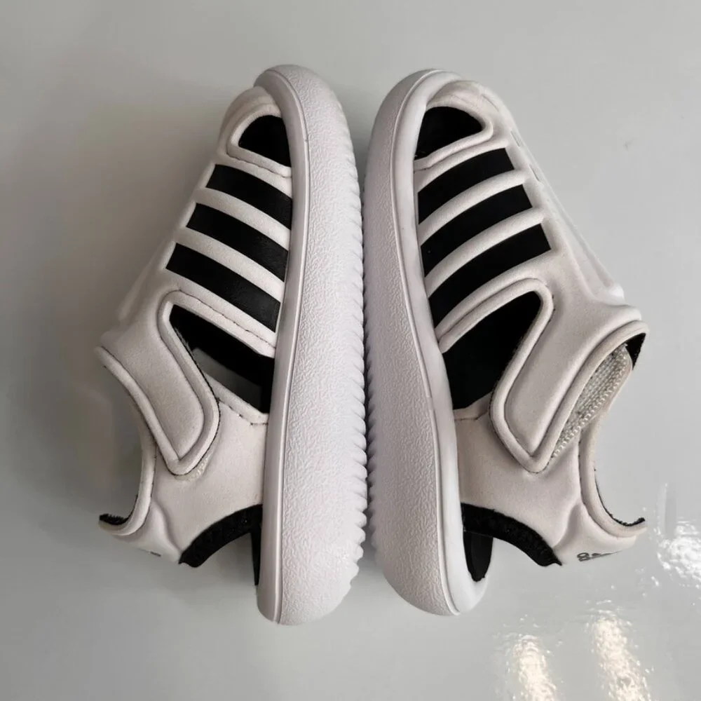 Adidas Boy Shoe 4 Toddler Water Low Top Sneaker School Play Beach Pool Core Ex